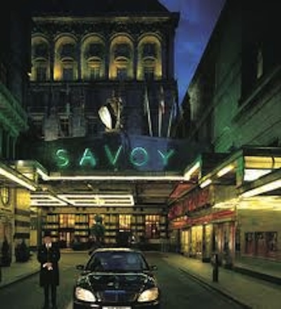 Savoy hotel - lift the lid