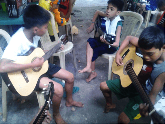 Music Program boys playing SIAC Feb 2015