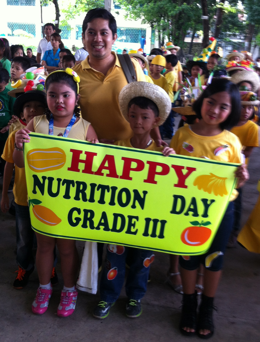Nutrition Day the Band played for school SIAC Oct 2015