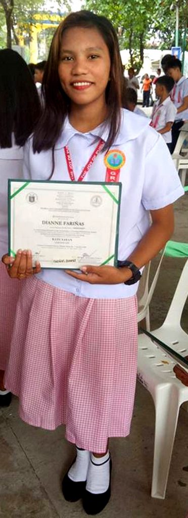 Dianne Farinas graduation elementary thumb SIAC Sept 2018