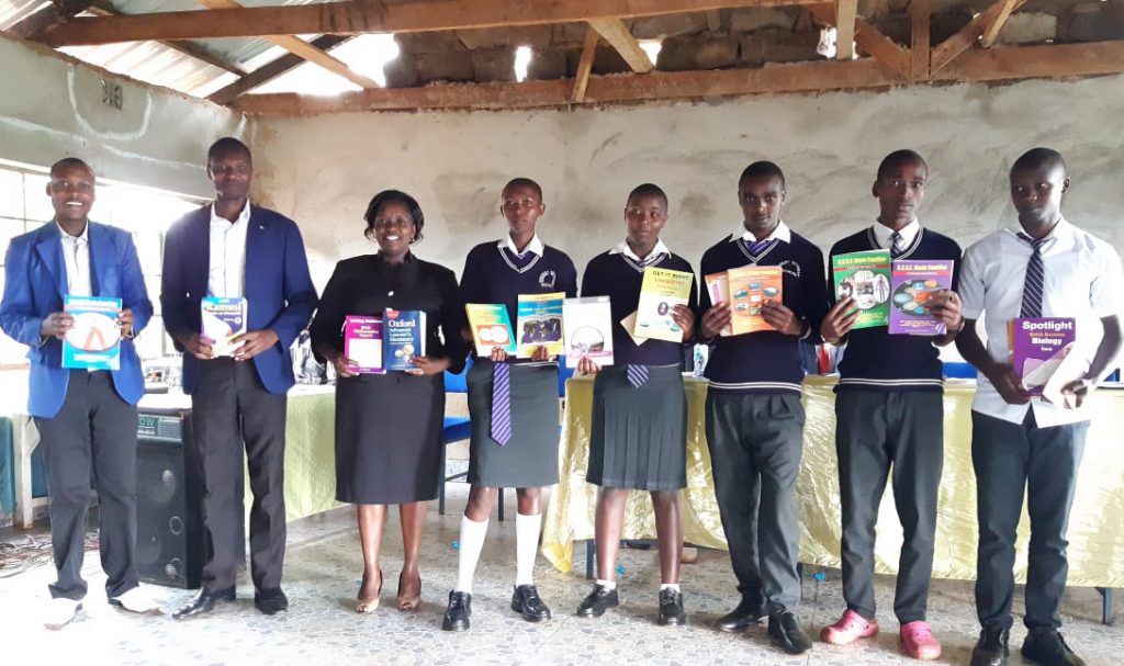Ninth Writing Comp winners with books Mogonjet May 2019